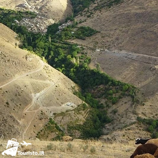 نمای بالای روستای شیلاندر