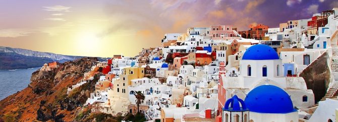 جزیره Santorini در یونان